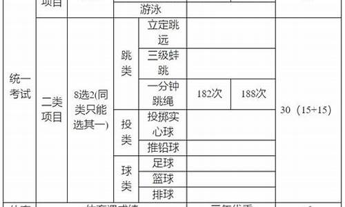 2024中考体育满分成绩对照表武汉市_2024年武汉体育中考项目